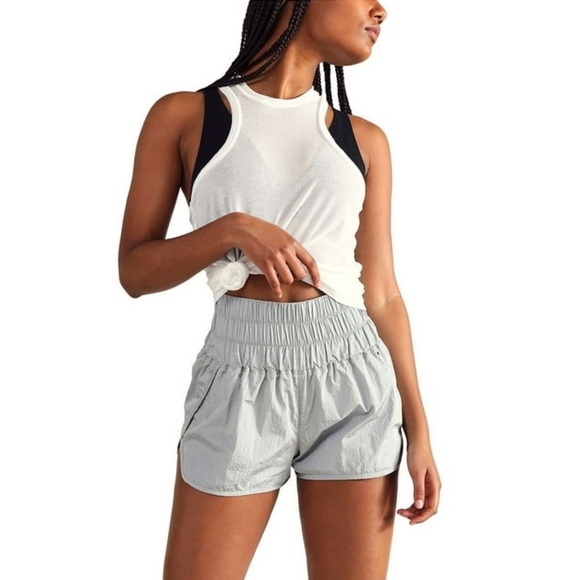 FP Movement by Free People Women's Gray Athletic Sport Shorts Size Small - Picture 2 of 7